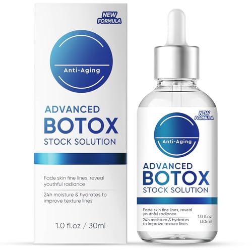 Botox Stock Solution Facial Serum, Botox Face Serum for Women to Reduce Wrinkles & Fine Lines,Boost Skin Collagen for All Skin Types