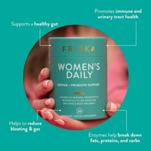 Read more about the article FRISKA Women’s Daily Enzyme & Probiotic Support Review: Is It Worth Trying?