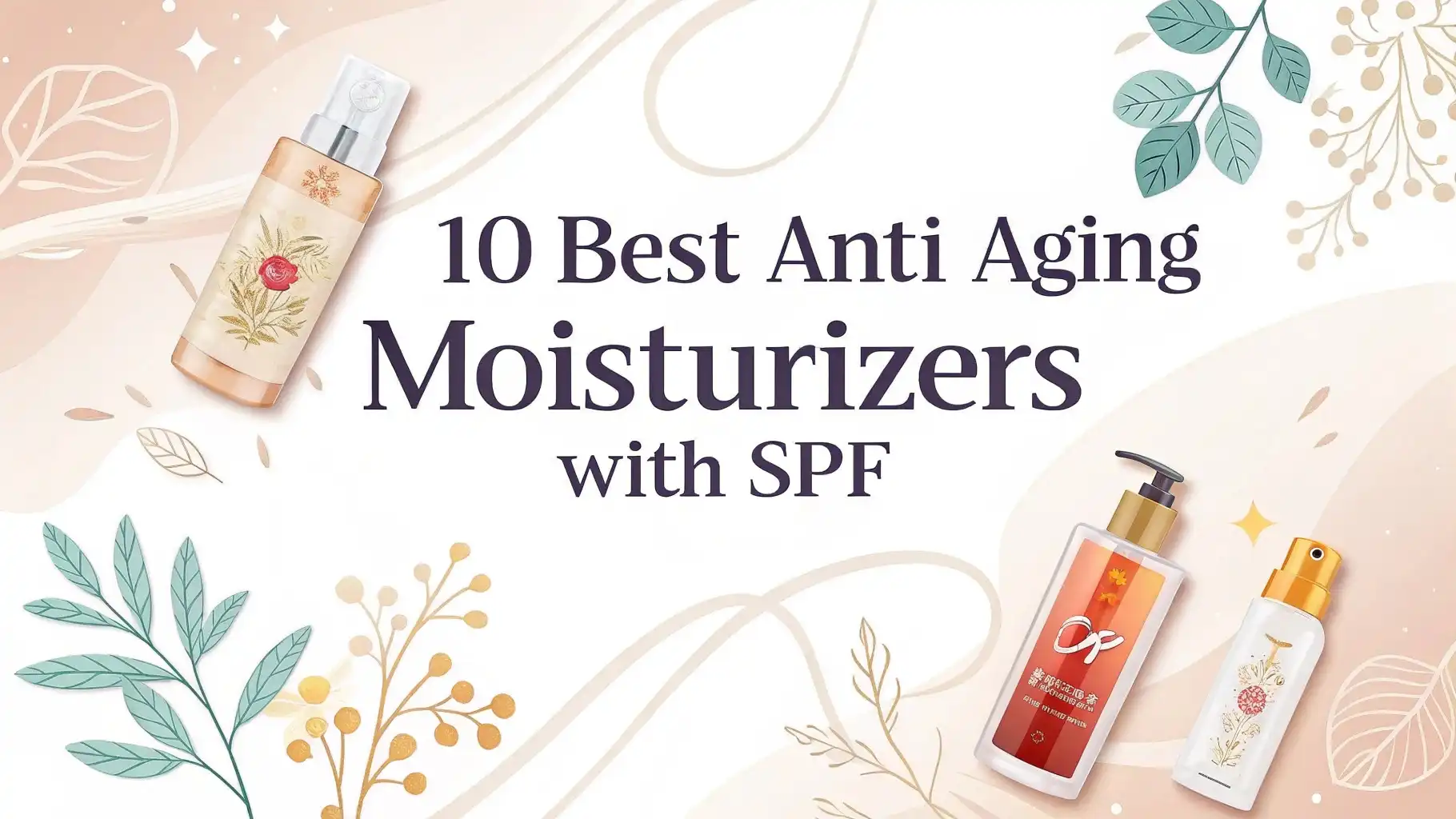 Read more about the article 10 Best Anti Aging Moisturizers with SPF: Your Complete Guide