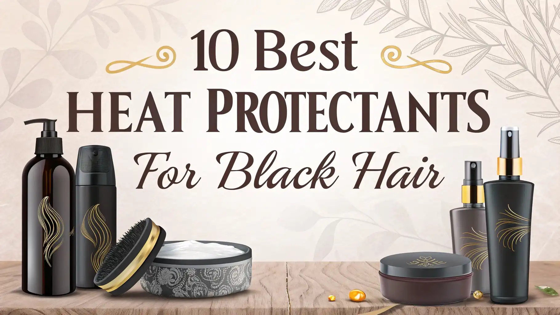 Read more about the article 10 Best Heat Protectants for Black Hair 2025: Shielding Your Crown With Care