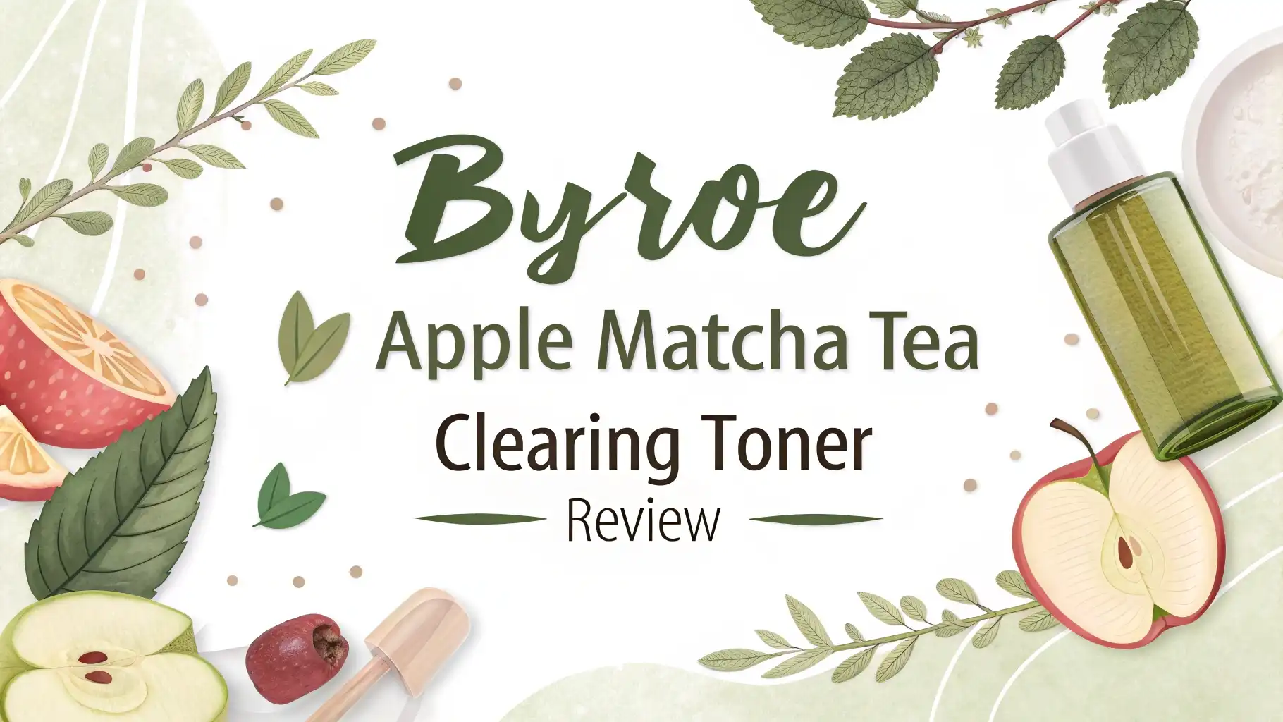 Read more about the article Byroe Apple Matcha Tea Clearing Toner Review: A Complete Guide